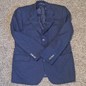 Samuelsohn Men's Blazer 100% Wool Size 44 Tall